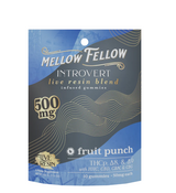 Mellow Fellow Live Resin Fruit Punch M-Fusions Gummies 500mg in 5 Variations