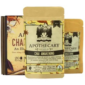Brothers Apothecary | Chai Awakening Hemp Tea | 60mg/Serving*