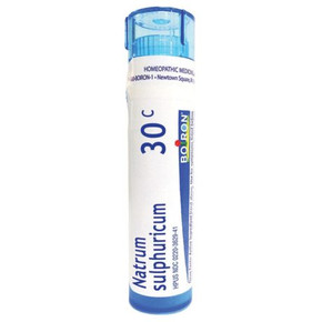 Boiron | Natrum Sulphuricum | Homeopathic | 30c | 80 Pellets* Boiron | Natrum Sulphuricum | Homeopathic | 30c | 80 Pellets*
