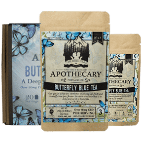 Brothers Apothecary | Butterfly Blue Hemp Tea | 60mg/Serving*