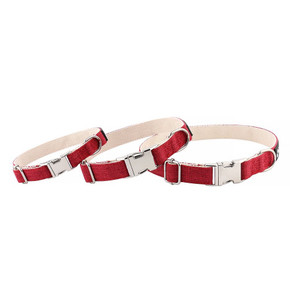 Sustainapaws Hemp & Organic Cotton Dog Accessories | Collar | Red | Assorted Sizes* Sustainapaws Hemp & Organic Cotton Dog Accessories | Collar | Red | Assorted Sizes*
