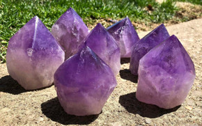 Crystals, Stones & Gems | Raw Cut | Amethyst Points