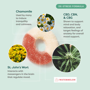R&R Medicinals De-Stress CBD, CBN and CBG 35mg Gummies in 2 Sizes R&R Medicinals De-Stress CBD, CBN and CBG 35mg Gummies in 2 Sizes