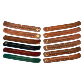 Wooden Incense Holder with Assorted Designs Wooden Incense Holder with Assorted Designs