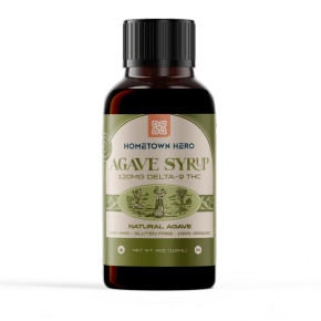 Hometown Hero 120mg D9 Agave Syrups in 3 Flavors