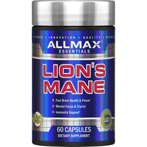 ALLMAX Lions Mane 60ct Veggie Capsules