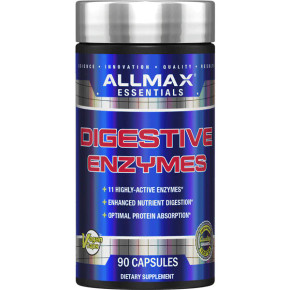 ALLMAX Digestive Enzymes 90ct Capsules ALLMAX Digestive Enzymes 90ct Capsules