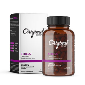 Original Hemp | 25mg Capsules | Stress | 2 Sizes!