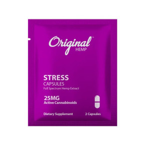 Original Hemp | 25mg Capsules | Stress | 2 Sizes!