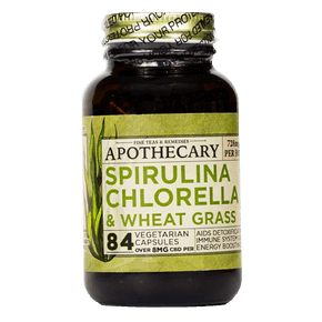 Brothers Apothecary Super Greens CBD, Spirulina and Wheatgrass Capsules