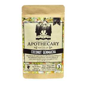 Brothers Apothecary | Coconut Genmaicha Hemp Tea | 60mg/Serving~