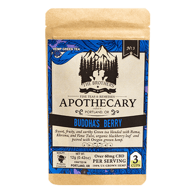 Brothers Apothecary | Buddha's Berry Hemp Tea | 60mg/Serving*