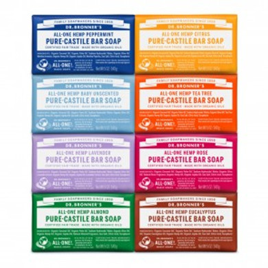 Dr. Bronner's | All-Iin-One | Hemp Castille Bar Soap | 5oz | Assorted*