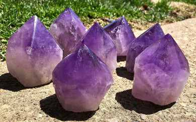 Crystals, Stones & Gems | Raw Cut | Amethyst Points