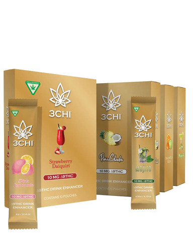 3Chi | D9 THC Drink Enhancer | 10mg ea | Various Flavors