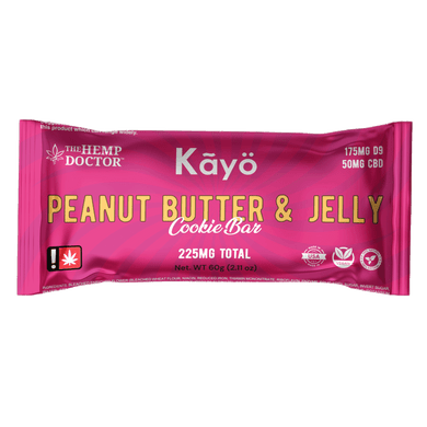 Kayo 225mg D9 Peanut Butter & Jelly Cookie Bar