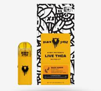 Black Sheep High Potency THCa, THCp and D8 Live Resin Pod and Battery Kit