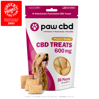 Paw CBD  Dog Treats 20mg  30ct  Various Flavors*