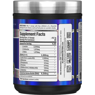 Allmax EAA 320g Essential Amino Acids Muscle Support Powder