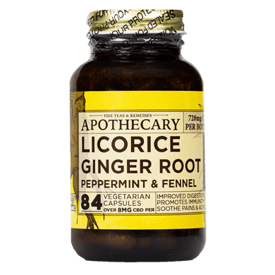 Brothers Apothecary Digest Well CBD, Licorice, Ginger, Peppermint & Fennel Capsules