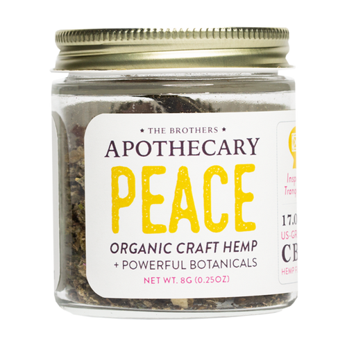 Brother Apothecary | Peace Organic Craft Hemp + Powerful Botanicals Smoking Blend