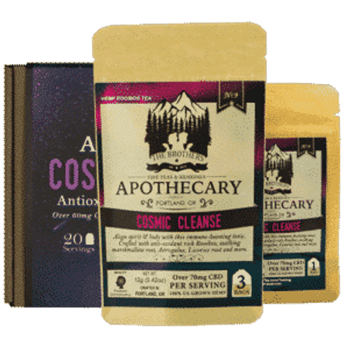 Brothers Apothecary | Cosmic Cleanse Hemp Tea | 60mg/Serving | Trio