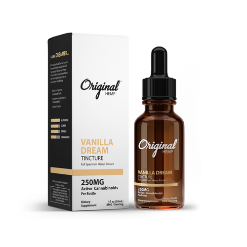 Original Hemp | Vanilla Dream Tincture | 250mg