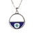 Jewelry | Necklace | Silver Evil Eye Circle