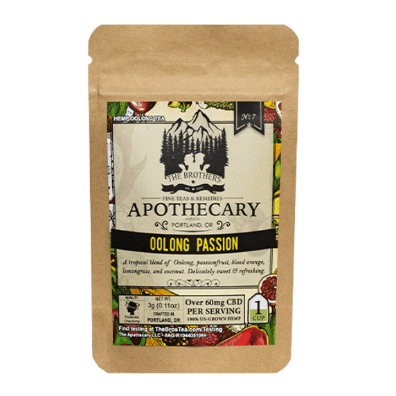 Brothers Apothecary | Oolong Passion Hemp Tea | 60mg/Serving*