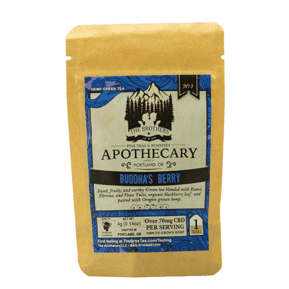 Brothers Apothecary | Buddha's Berry Hemp Tea | 60mg/Serving*