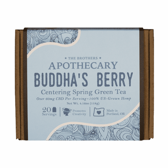 Brothers Apothecary | Buddha's Berry Hemp Tea | 60mg/Serving*