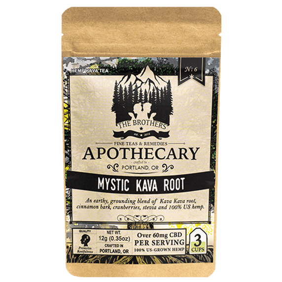 Brothers Apothecary | Mystic Kava Root Hemp Tea | 60mg/Serving*