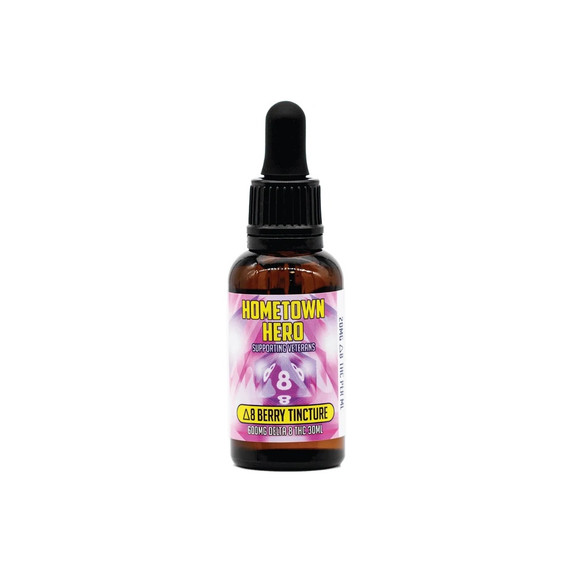 Hometown Hero | Delta 8 Tincture | 1200mg | Assorted Flavors~