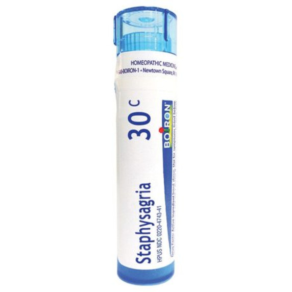 Boiron | Staphysagria | Homeopathic | 30c | 80 Pellets*