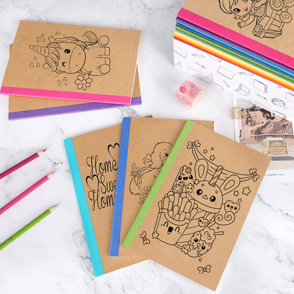 Journal | Rainbow Spine | 60 Pages | Soft Writeable Cover