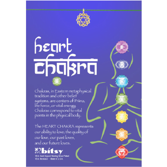 Chakra Necklace With Gold Charm