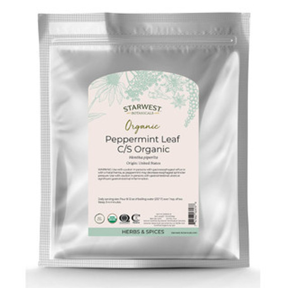 Peppermint Organic Loose Leaf Tea By the Ounce