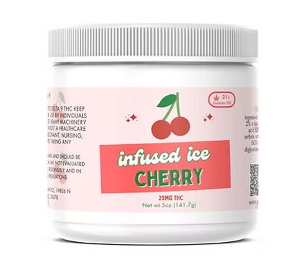 THC Infused 25mg Italian Ice In Various Flavors