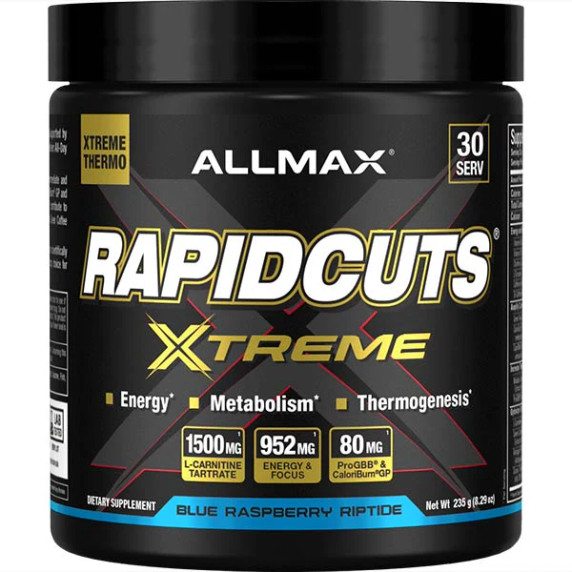 ALMAX Rapidcuts Xtreme Energy 235g Powder