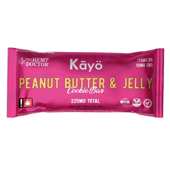 Kayo 225mg D9 Peanut Butter & Jelly Cookie Bar