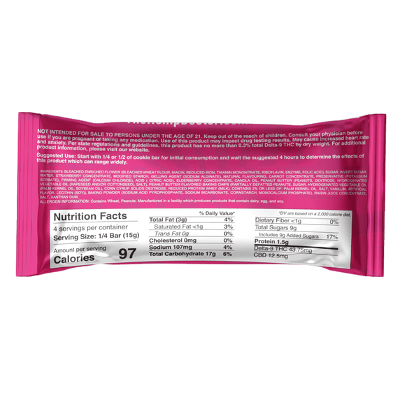 Kayo 225mg D9 Peanut Butter & Jelly Cookie Bar