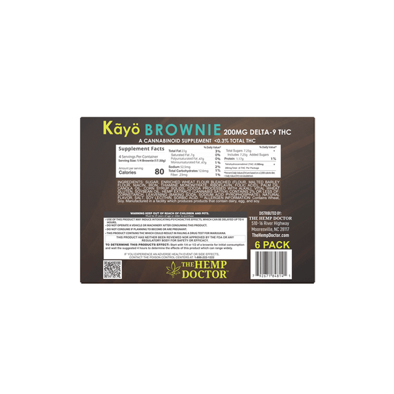 Kayo 200mg D9 Brownie Bar