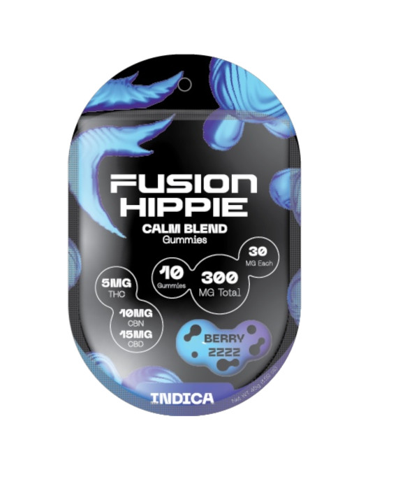 Fusion Hippie’s Berry ZZZZ Indica Gummies