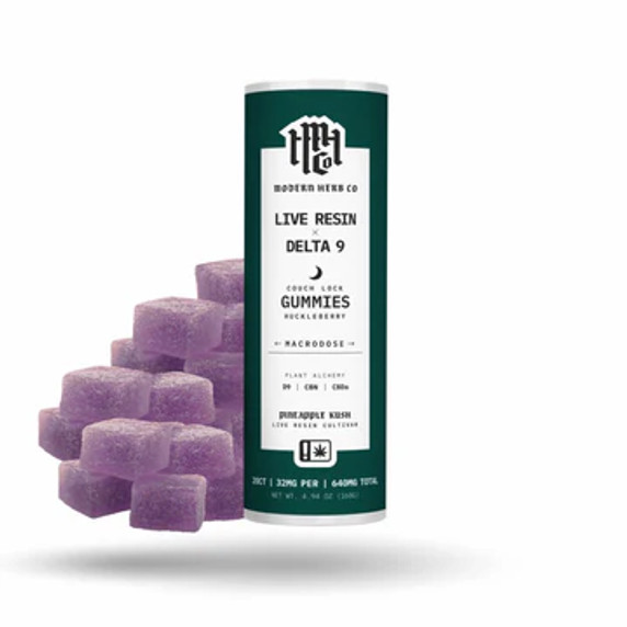 Modern Herb Co Knockout Live Resin Indica THCa 20mg Gummies