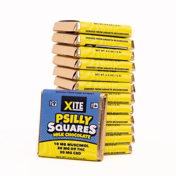 Xite Psilly Square Mushroom Milk Mini