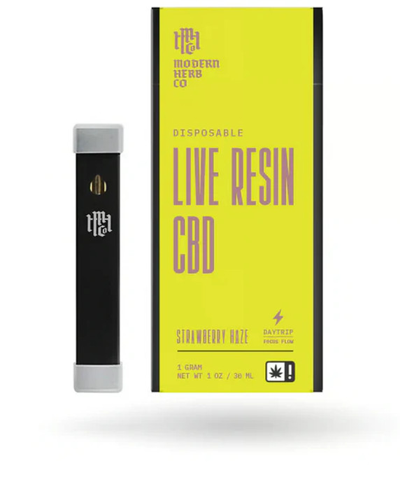 Modern Herb Co Live Resin CBD Disposable 2 Variants