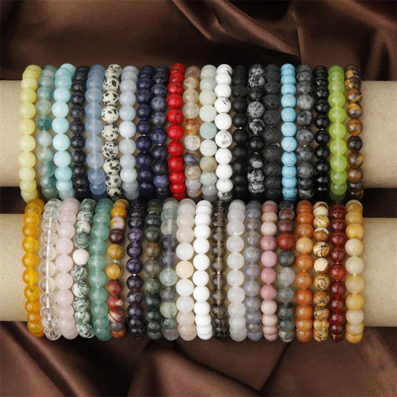 Energy Beaded Bracelets in Various Sizes and Stones