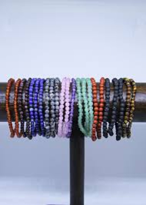 Energy Beaded Bracelets in Various Sizes and Stones