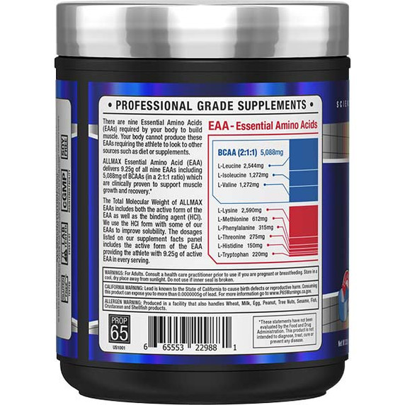 Allmax EAA 320g Essential Amino Acids Muscle Support Powder