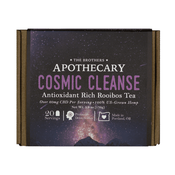 Brothers Apothecary | Cosmic Cleanse Hemp  Tea | 60mg/Serving*